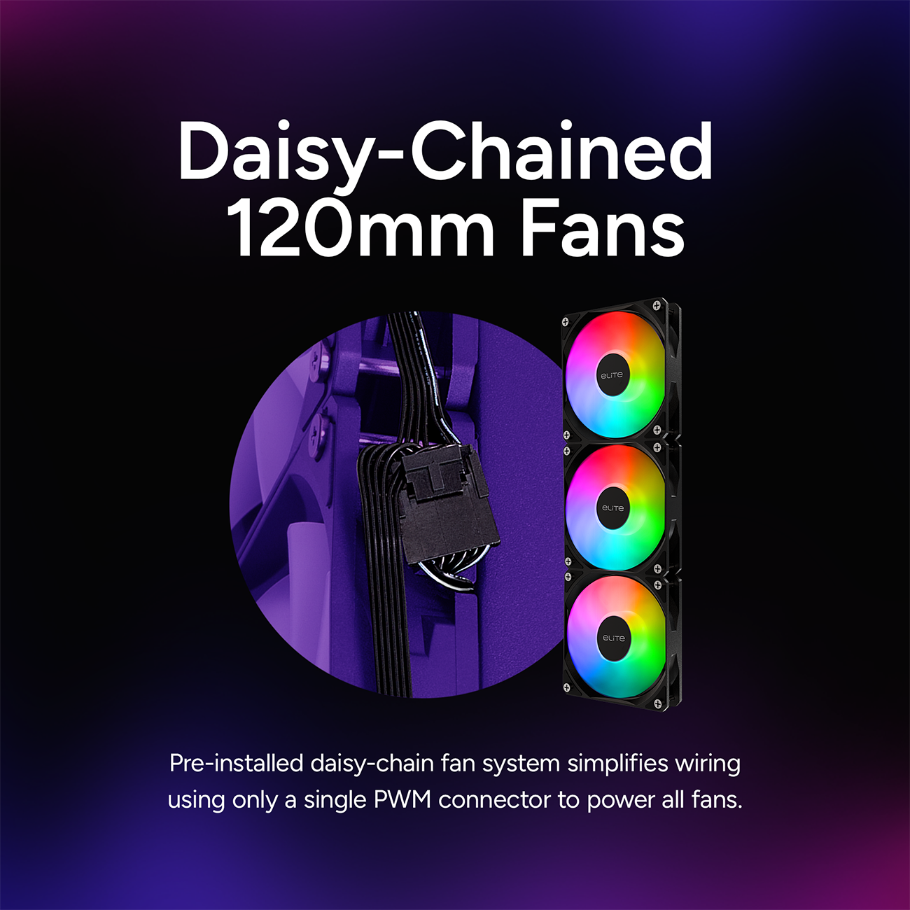 Cooler Master Elite Liquid 360 CPU AIO Cooler - Black