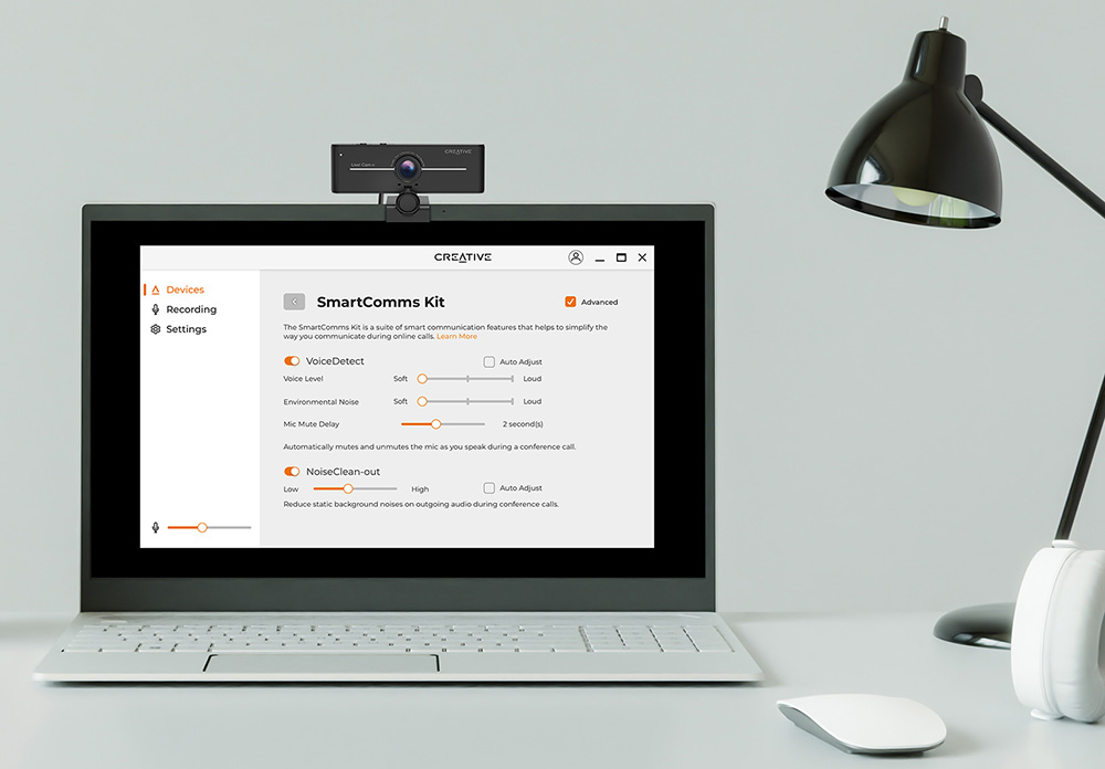 Creative Live! Cam 4K UHD USB Webcam with Backlight Compensation