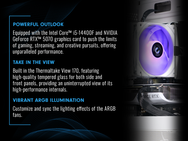 Thermaltake LCGS NE i1470-V170S Gaming Desktop 