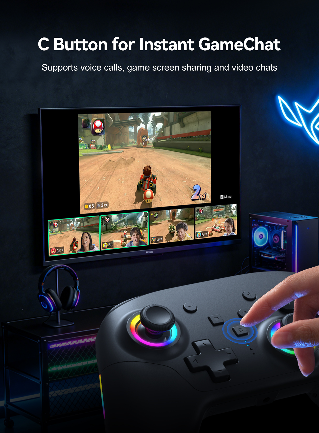 C BUTTON