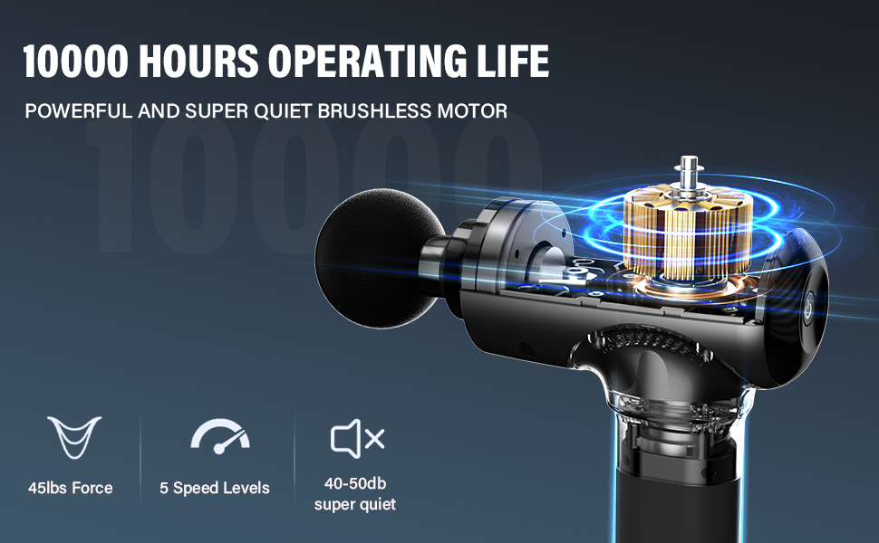 POWERFUL AND SUPER QUIET BRUSHLESS MOTOR