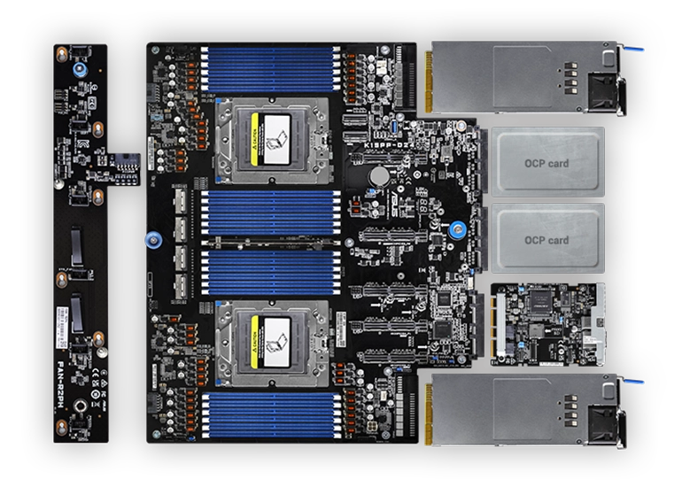 ASUS RS700A-E13-RS4U-2KW10G 1U Rackmount Server