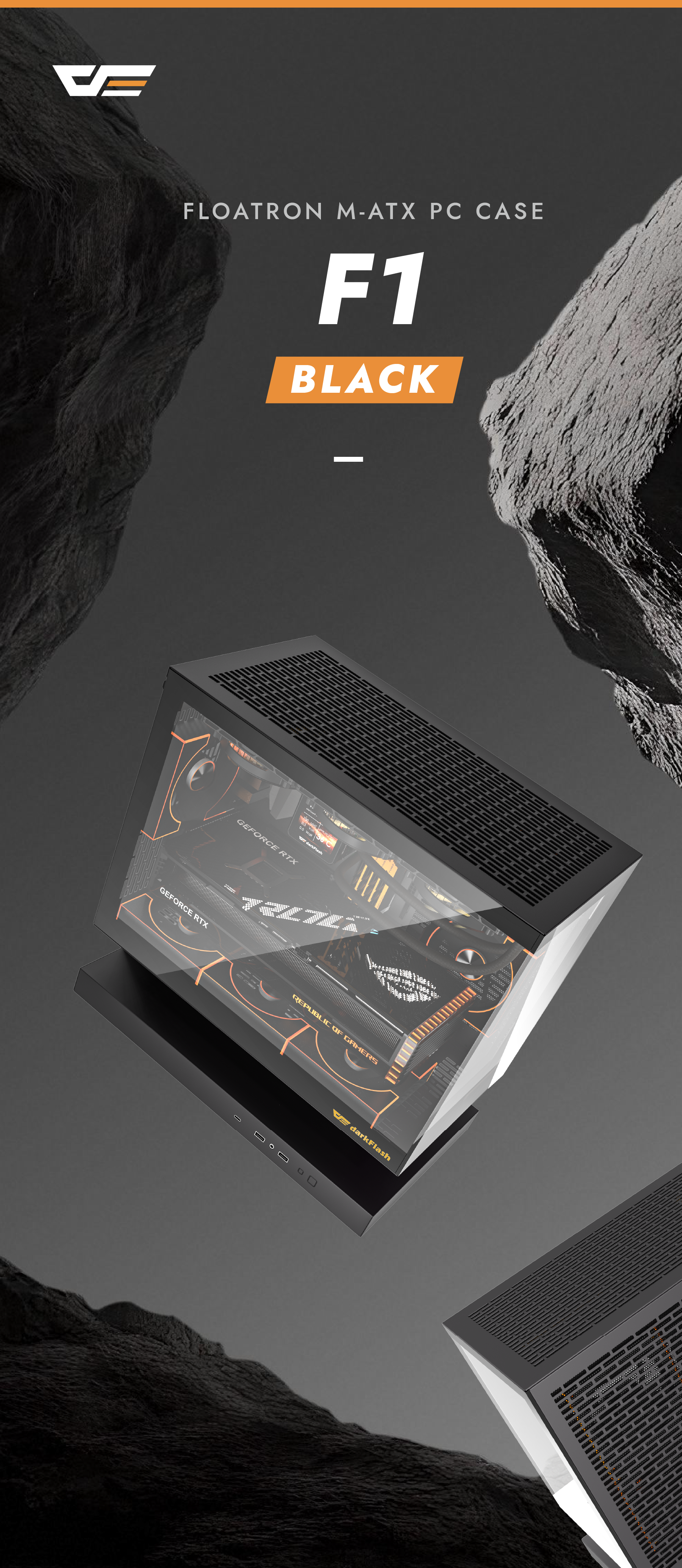 FLOATRON F1 M-ATX PC Case