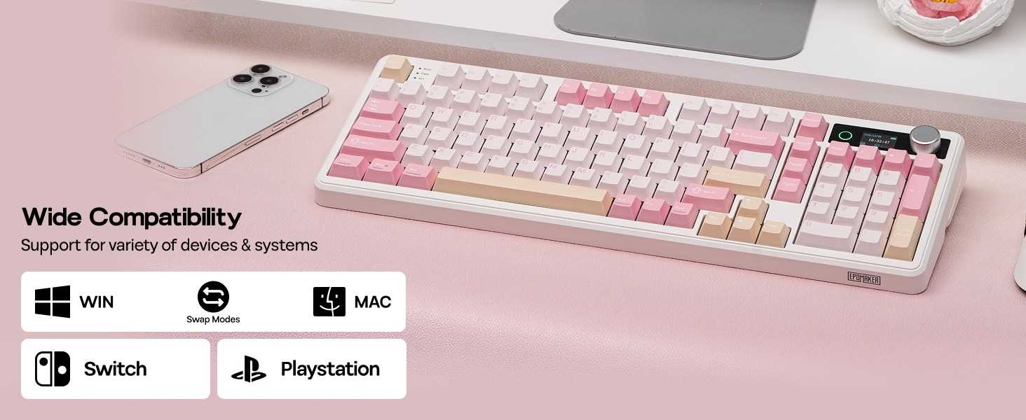 EPOMAKER TH99 PRO Wide Compatibility