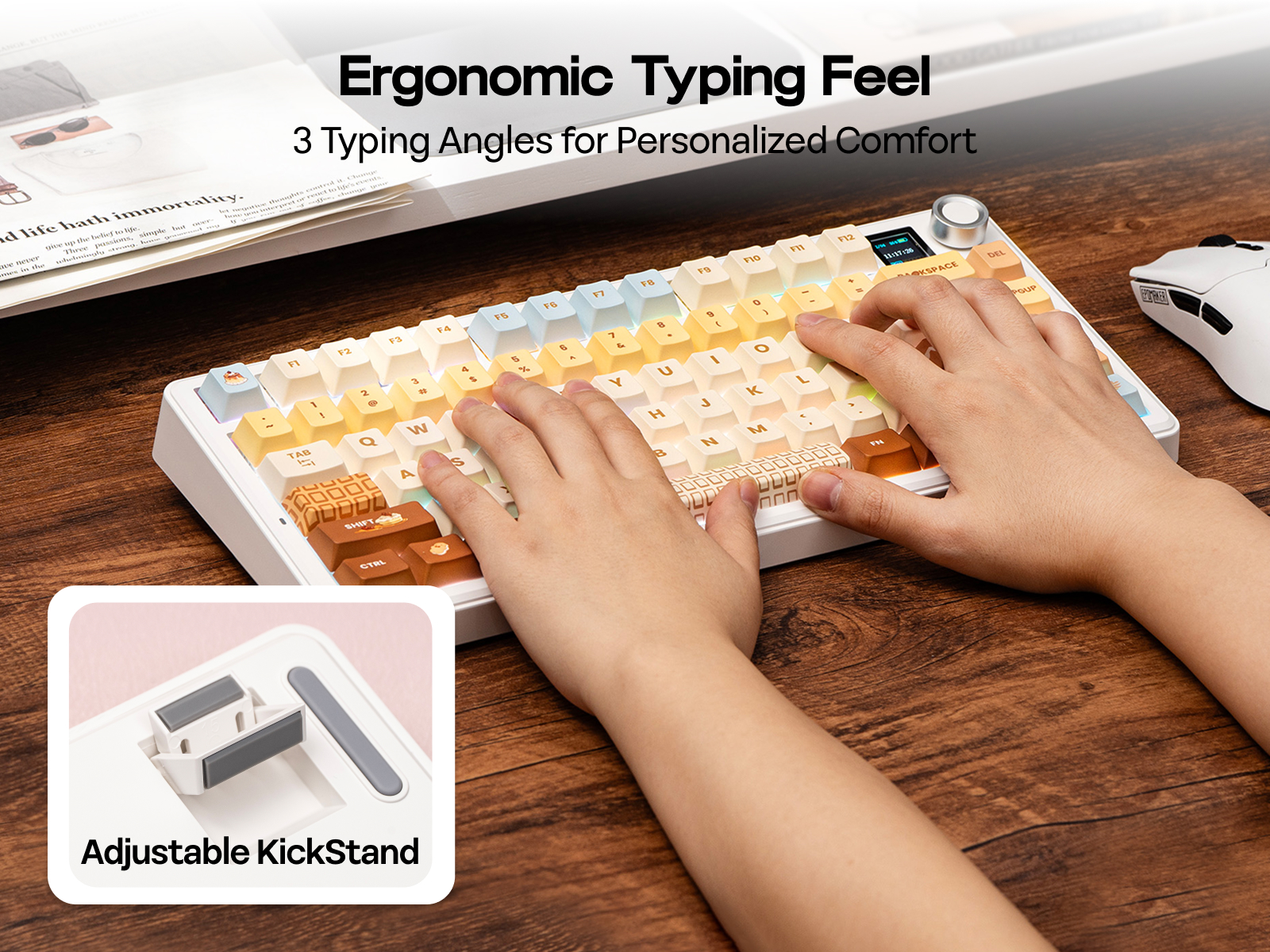 AULA F75 Max Ergonomic Typing Feel