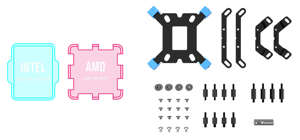 GAMDIAS CHIONE E4-360 V2 Liquid CPU Cooler