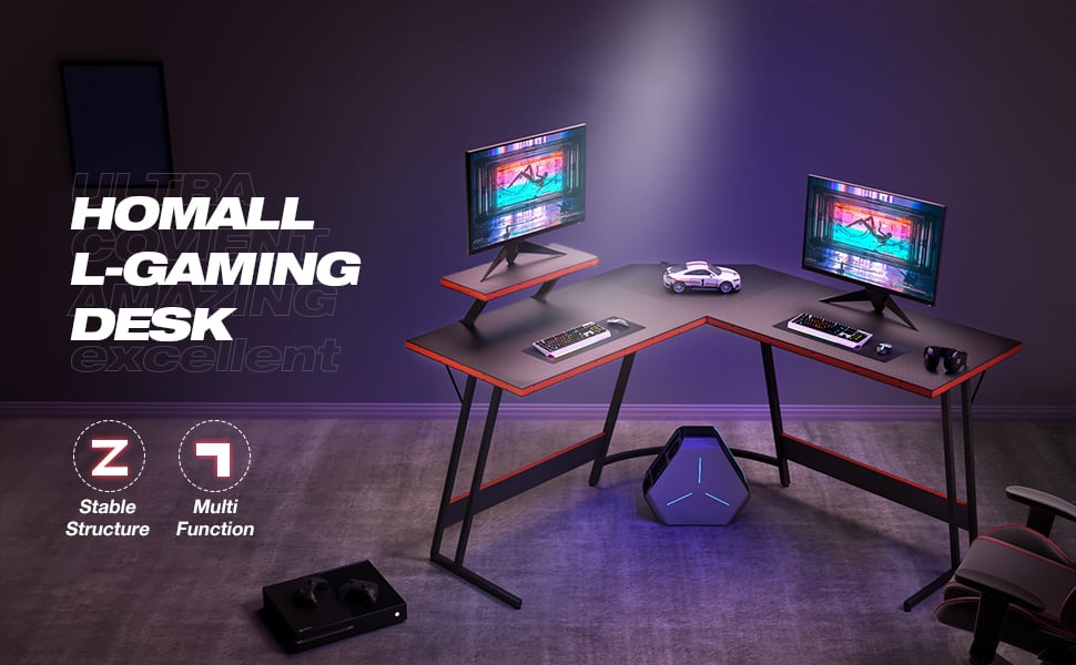 L-Shape Gaming Desk