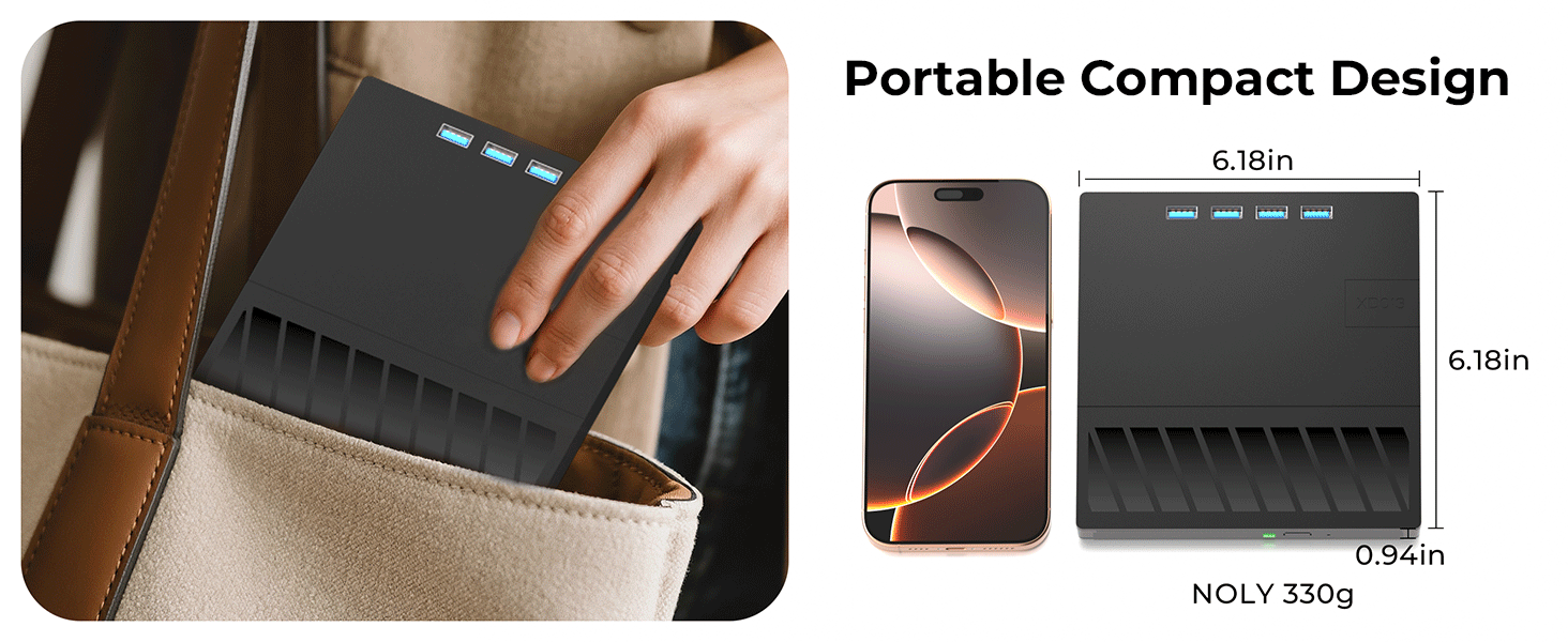 7 in 1 External Blu Ray Drive, USB 3.0 Type-C External Blu ray Player, 100GB BD write support, 3D Ex