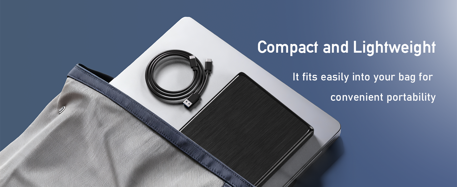 USB CD/DVD External Drive, USB 3.0 and Type-C External CD/DVD Drive for Laptop, CD ROM External Driv