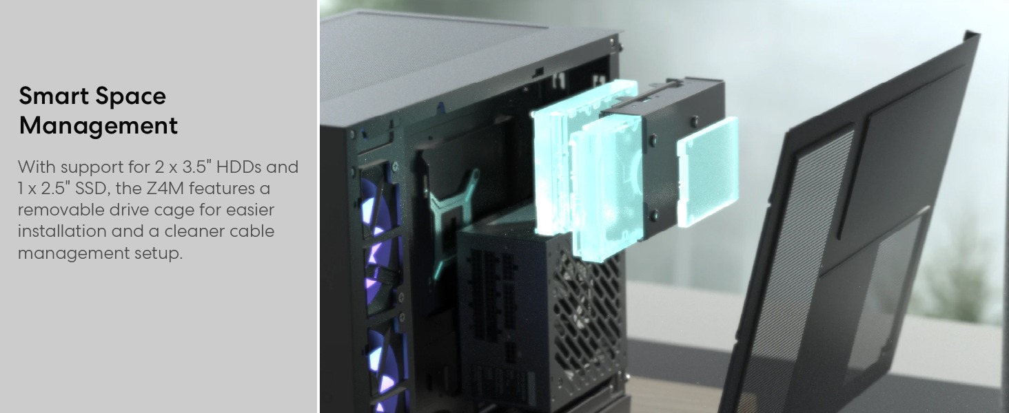 Formula V Line Crystal Z4M Plus Mid-Tower PC Case