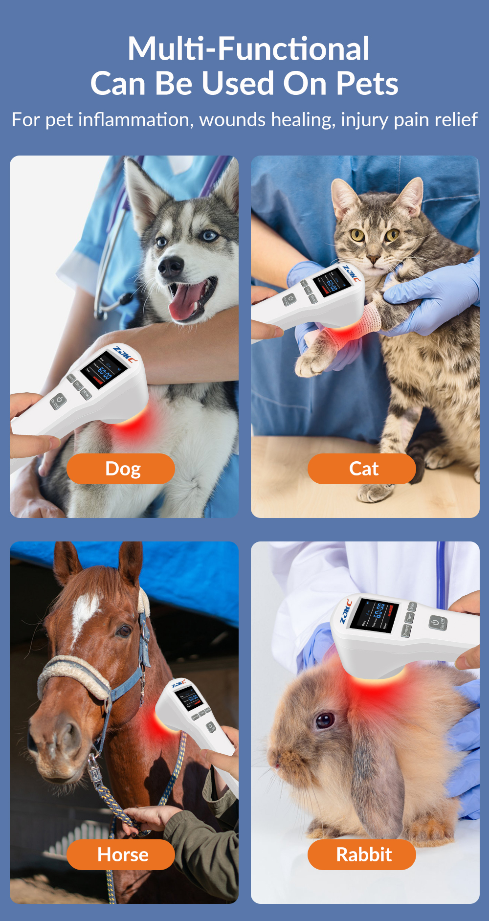 Handheld Cold Laser Therapy Device