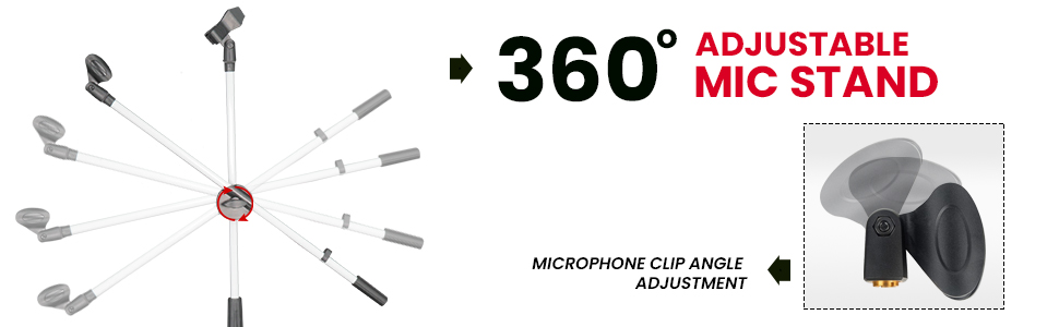 mike stands,mic boom,microphone boom,mic boom stand,magnetic mic holder,microphone stand boom