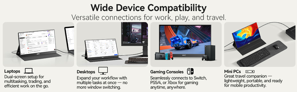 HKC V16 Portable Computer Monitor