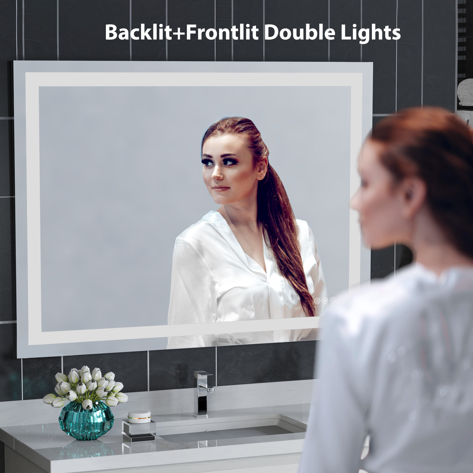 LED Bathroom Mirror With Lights