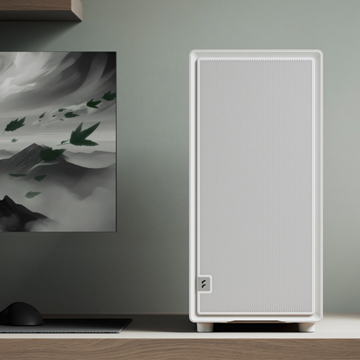 Fractal Design Epoch XL White - Tempered Glass Clear Tint - High Airflow PC Gaming Case