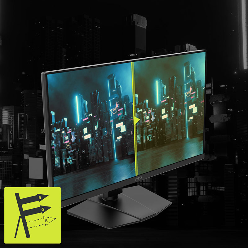 Less Blue Light technology graphic for eye comfort