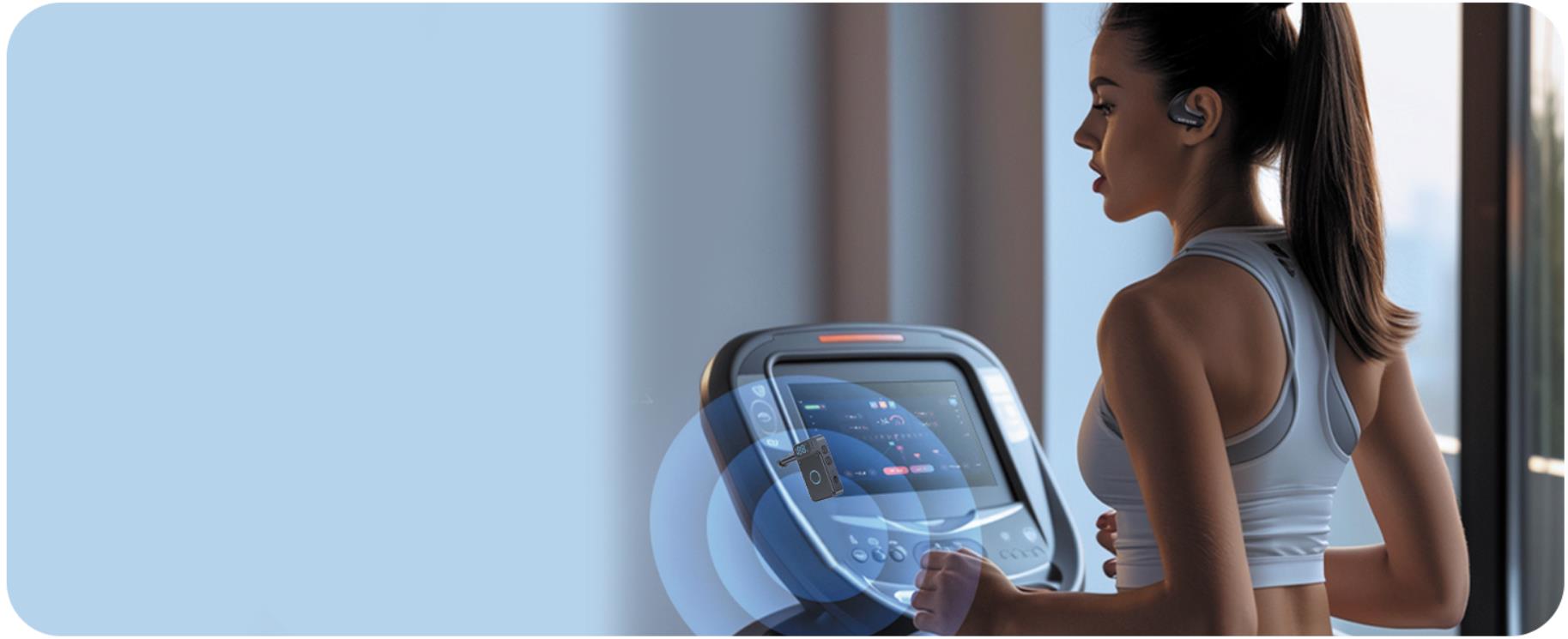 3.5 Bluetooth Adapter for Fitness Equipment Wirelessly transmit audio from in-flight entertainment,