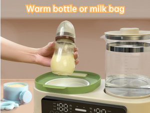 Baby Bottle Electric Steamer and Dryer, Multifunctional Bottle Warmer with  44 oz Electric Kettle for Breastmilk Formula - Baby Formula Water Warmer -  Fits up to 4 Baby Bottles and 6 Accessories 