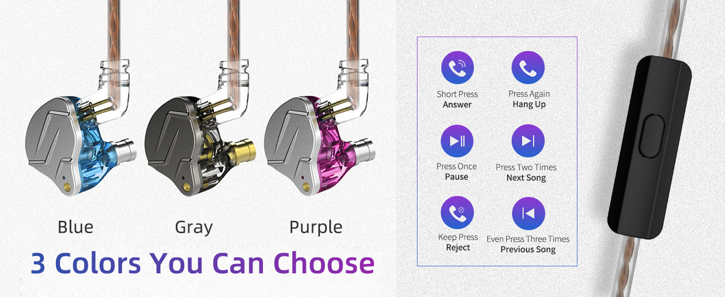 KZ ZSN Pro in Ear Monitor Headphones with Microphone