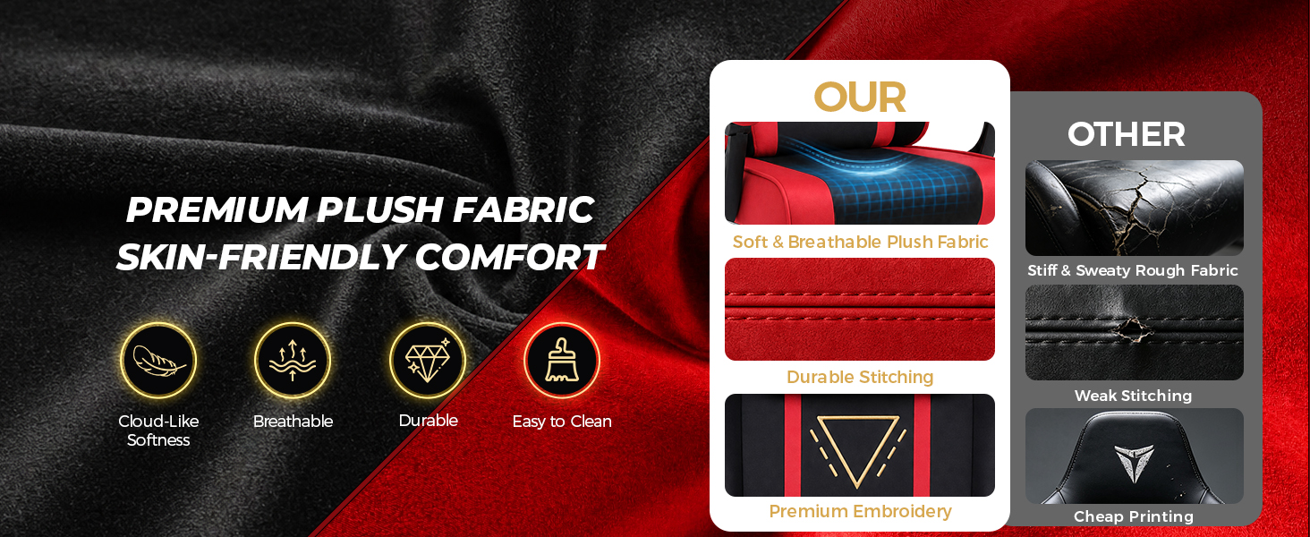 Video Gaming Chair Fabric