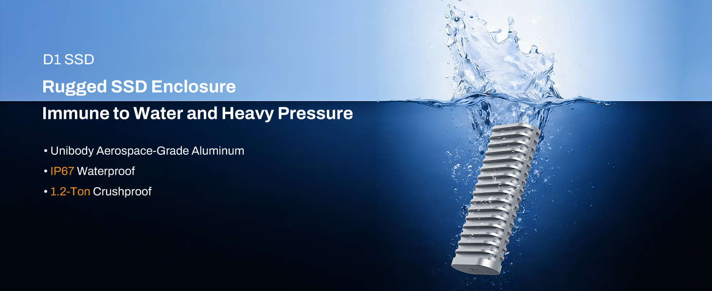 D1 SSD Rugged SSD Enclosure