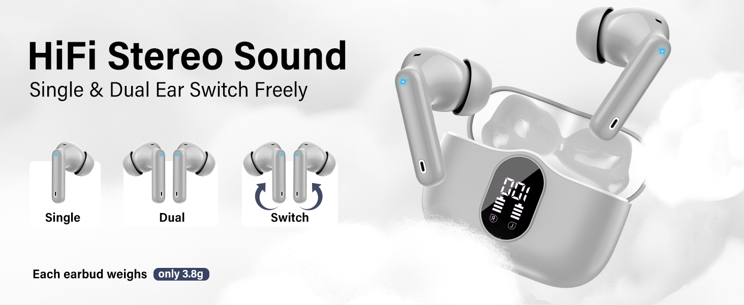 Btootos A90 Pro Wireless Earbuds