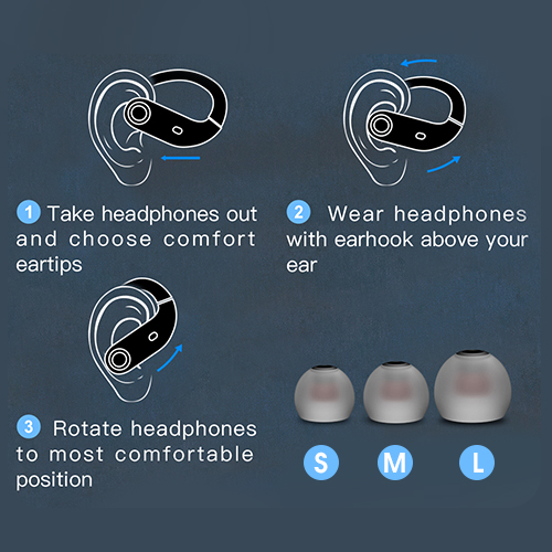 Sports wireless earbuds