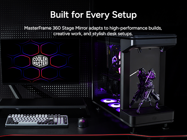 Cooler Master MasterFrame 360 Stage Mirror ATX Mid-Tower PC Case