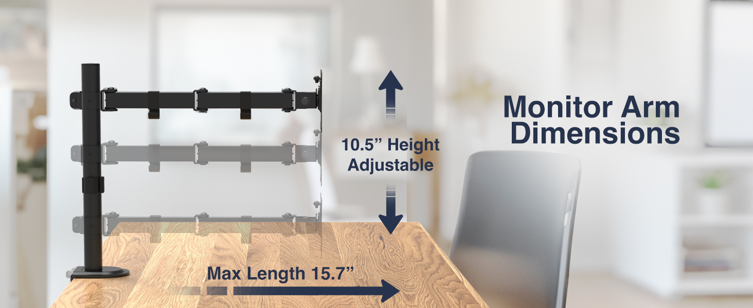 eco single monitor arm, spring-assisted desk mount, budget VESA screen mount, affordable ergonomic