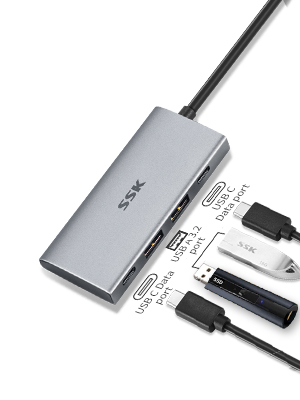 USB C 10Gbps Hub 4-in-1 SuperSpeed USB 10Gbps Type C Multiport Adapter with  3 USB C 1 USB 3.2 Gen2 10Gbps,PD100W USB C Dock