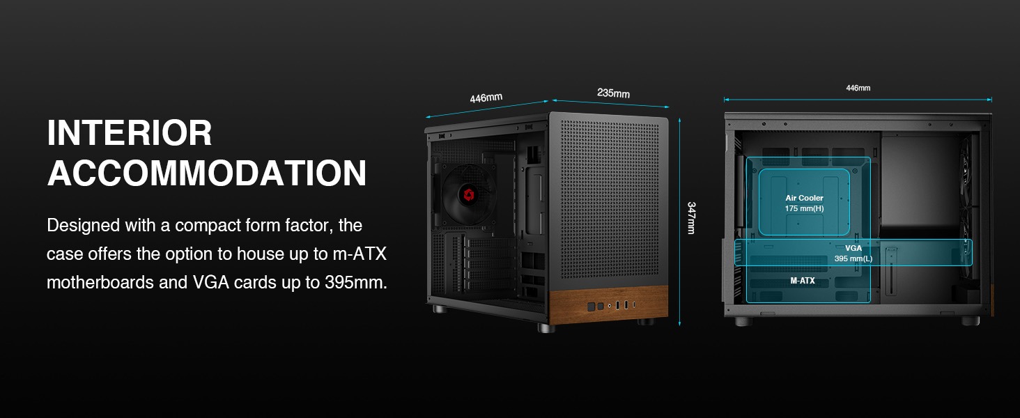 Rosewill RWM2 Micro ATX Gaming PC Case
