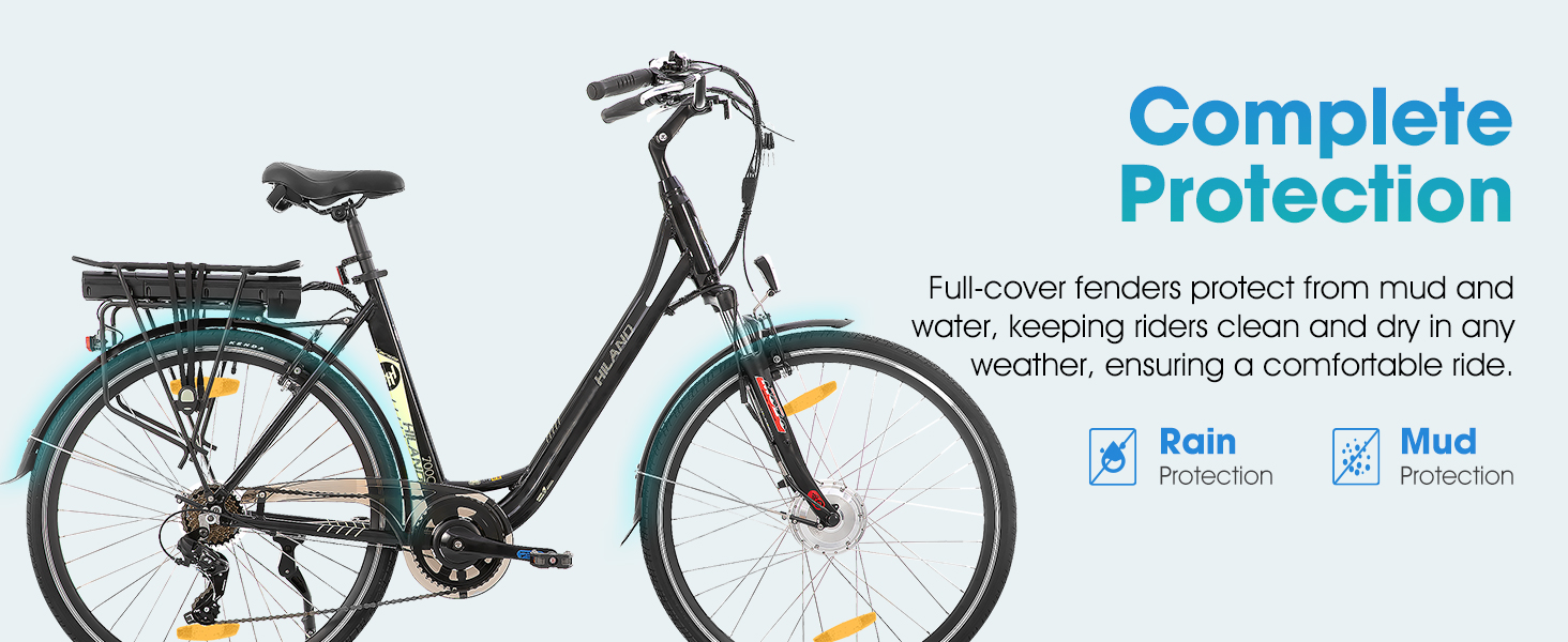 Elctric Commuter Cruiser Ebikes for Adult Men Women Electric Moutain Bike 28" 250w Motor 36v 20mph