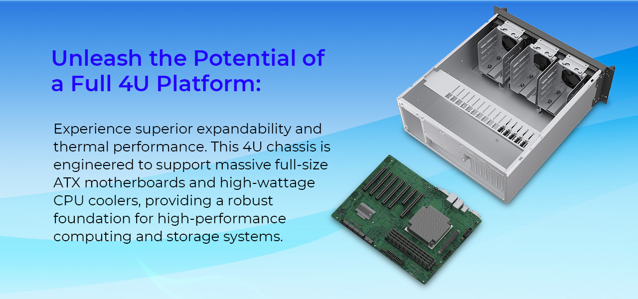 Rosewill RSV-R4012 4U Rackmount Server Chassis