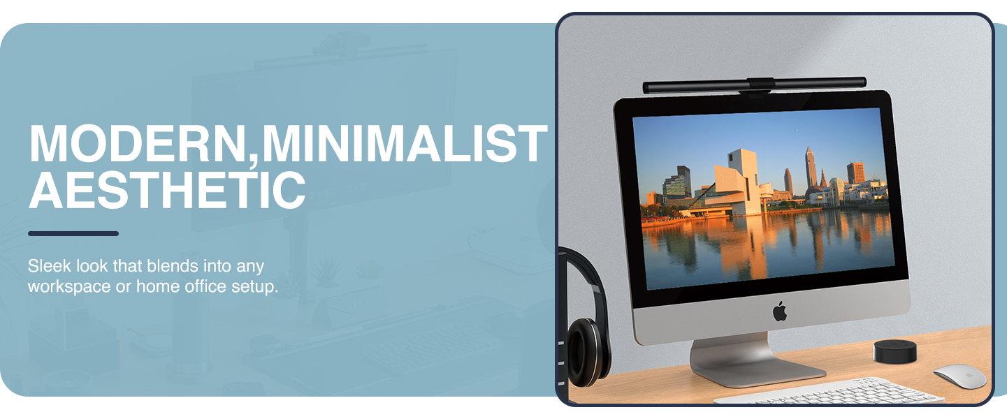monitor light bar, screenbar lamp, adjustable monitor desk lamp, eye-friendly light