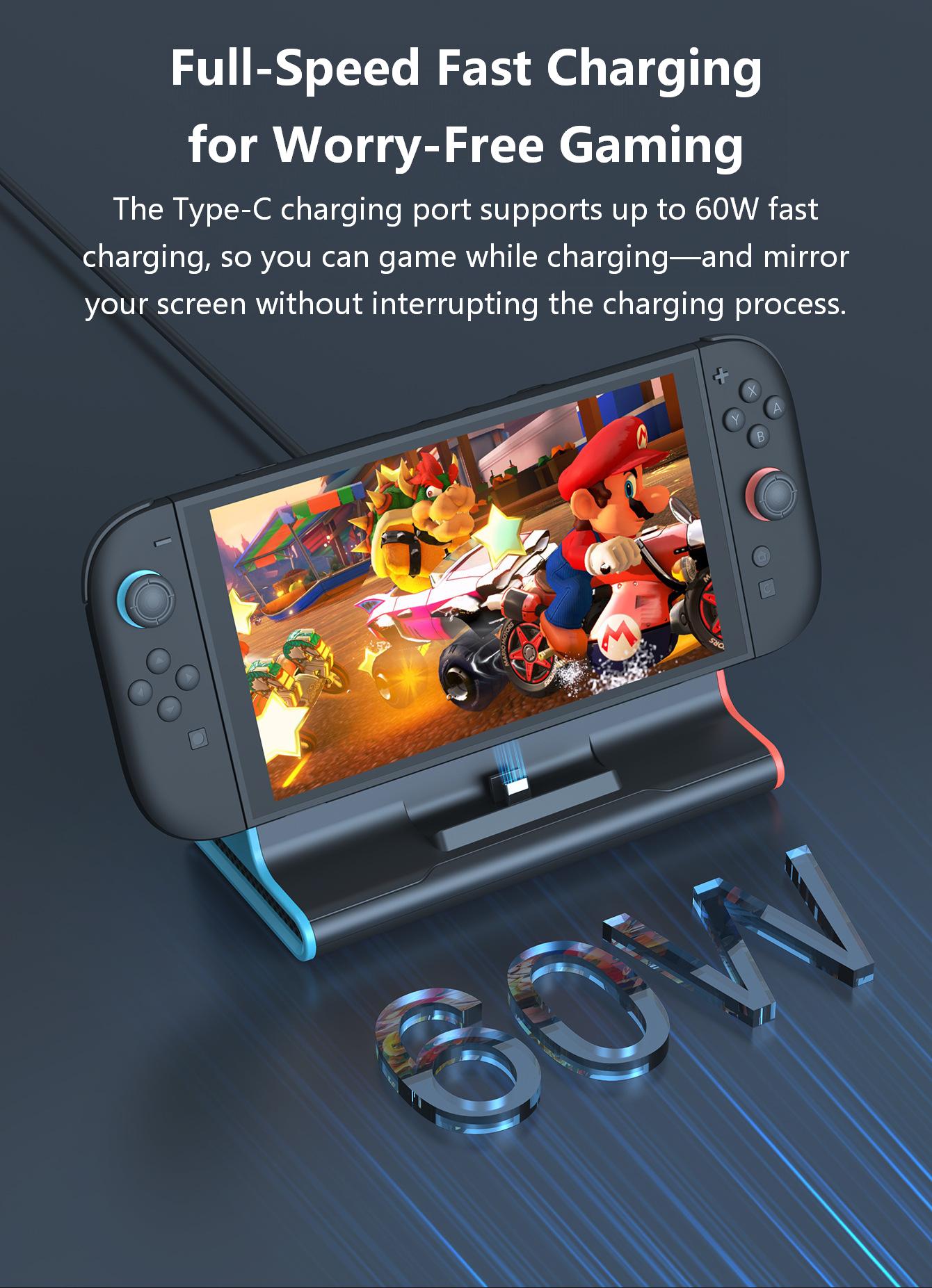 Full-Speed Fast Charging for Worry-Free Gaming