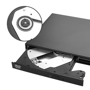 Powerful Performance This external DVD drive for laptop,shockproof,low noise,low impedance &amp; anti-in