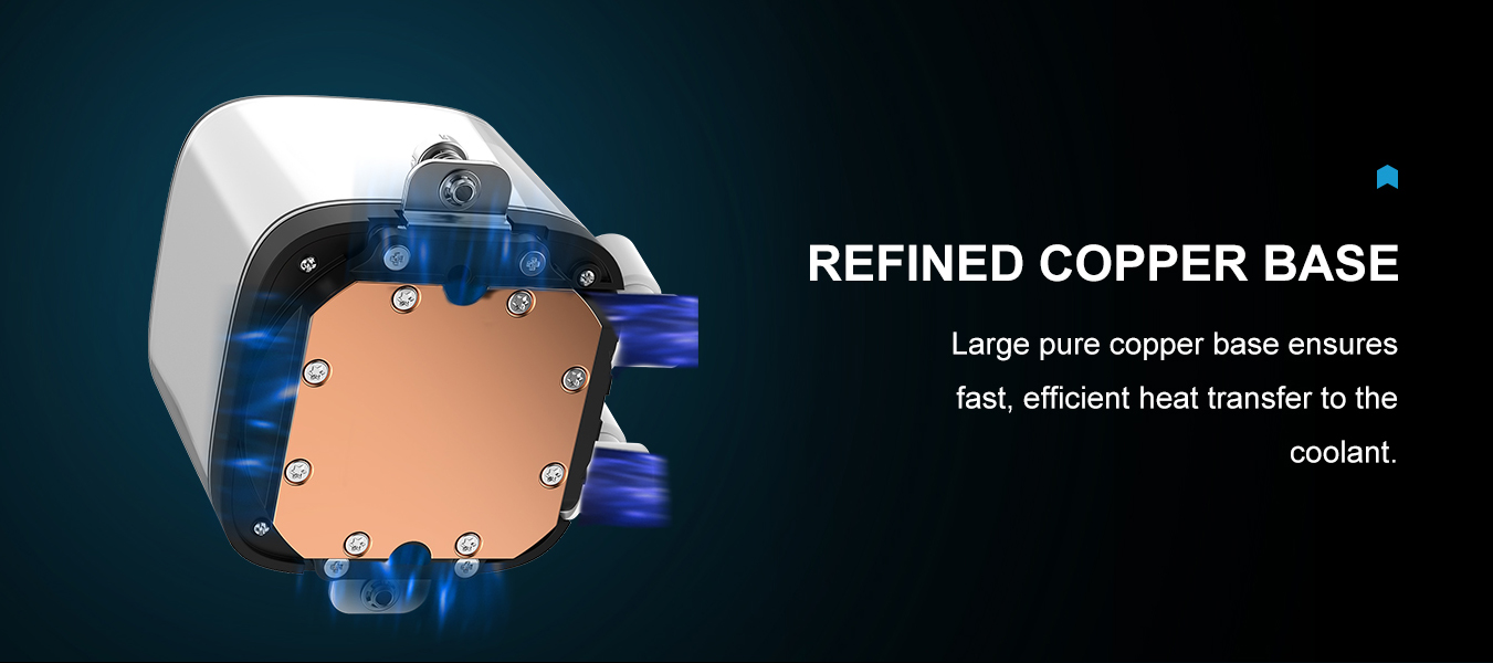 SAMA L70 240mm Liquid CPU Cooler AIO Cooler White