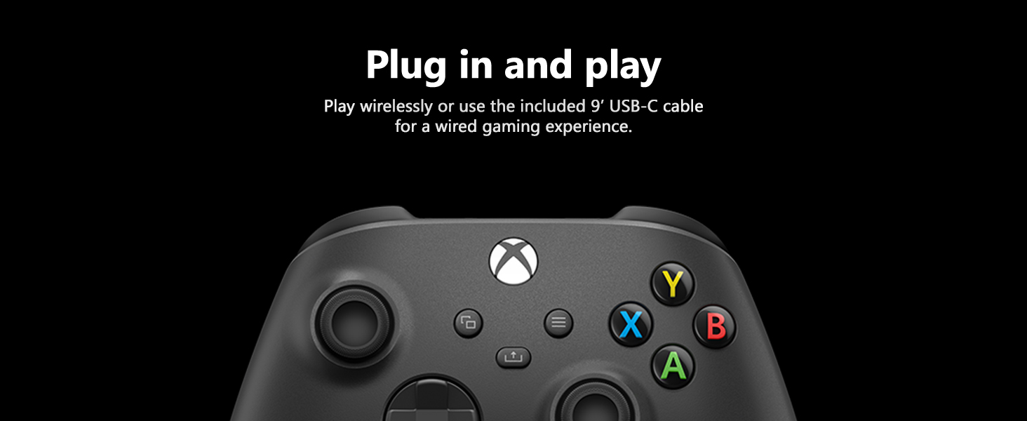 Xbox Wireless Gaming Controller + USB-C Cable-2