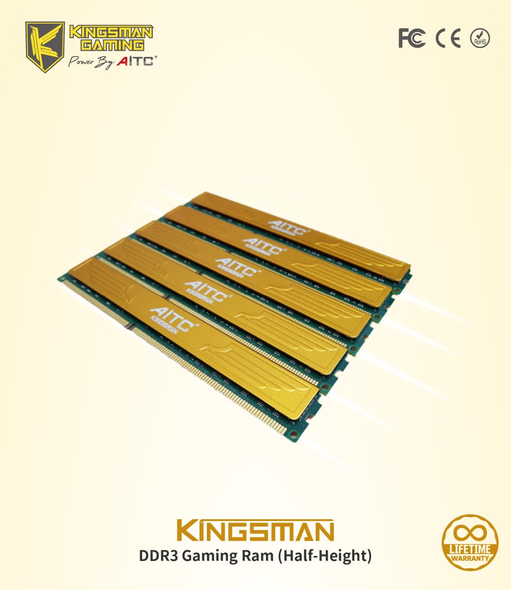 DDR3, KINGSMAN, 4GB, 1600, UDIMM