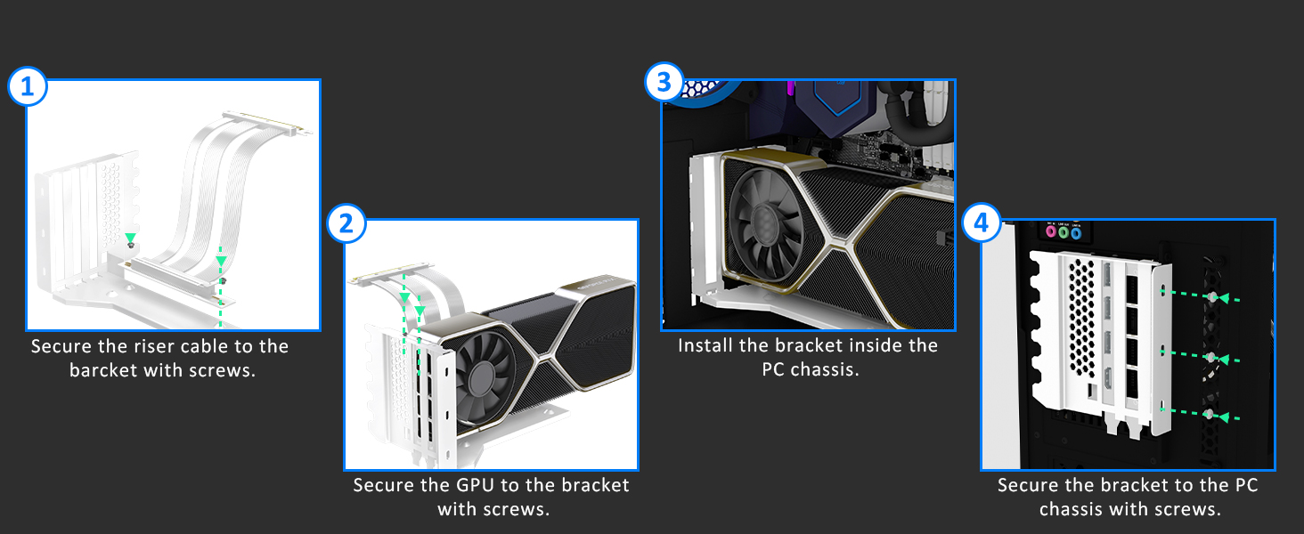Vertical GPU Bracket PCIE 5.0