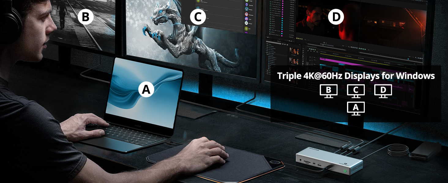 thunderbolt 4 docking station