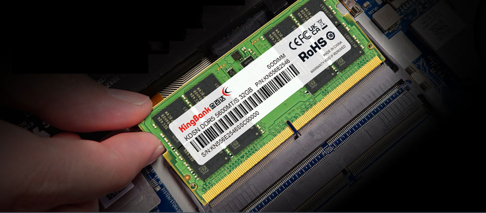 Kingbank 32GB 262-Pin DDR5 SO-DIMM DDR5 5600 (PC5 44800) Laptop Memory