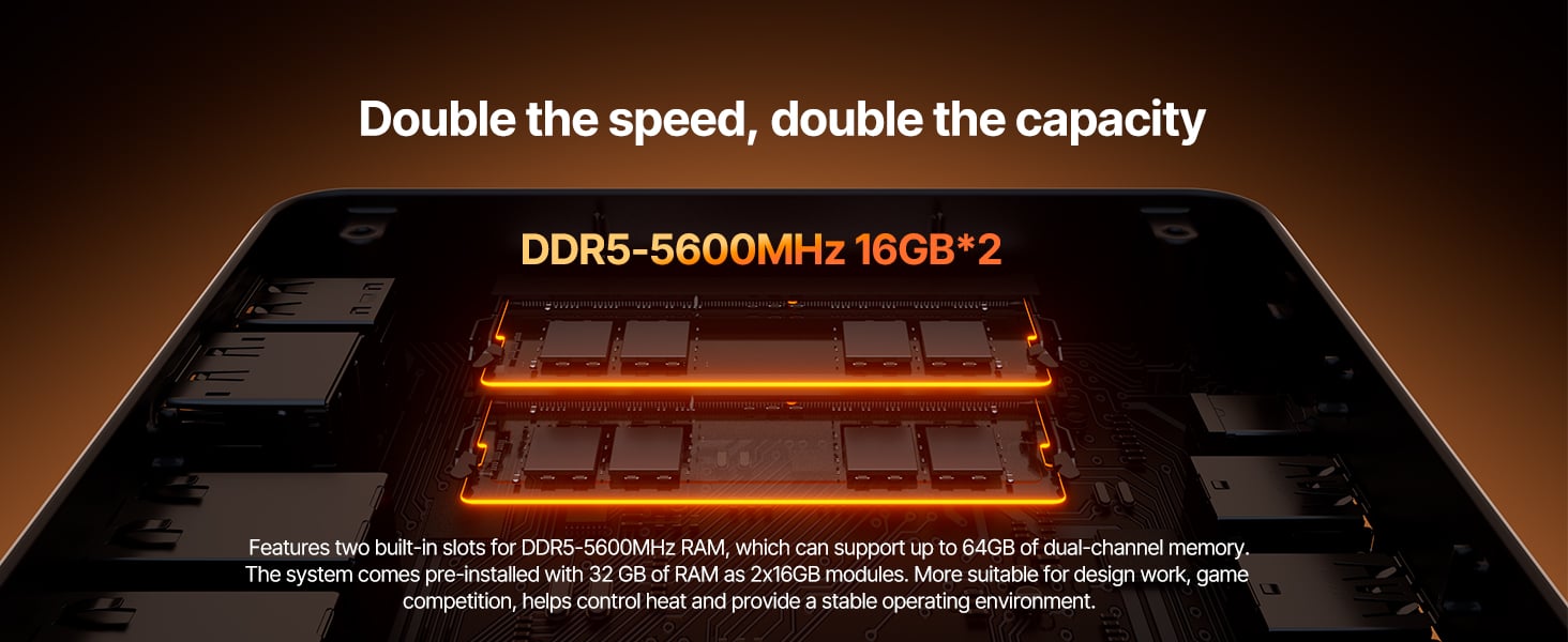 DOUBLE THE SPEED,DOUBLE THE CAPACITY