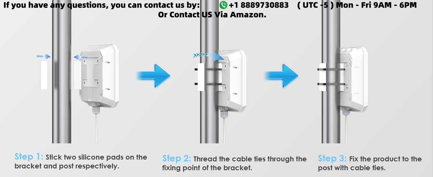 WAVLINK WL-WN573HP3 AX3000 WiFi 6 Outdoor WiFi Extender