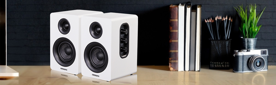 Sanyun SW208 Active Bluetooth 5.0 Bookshelf Speakers