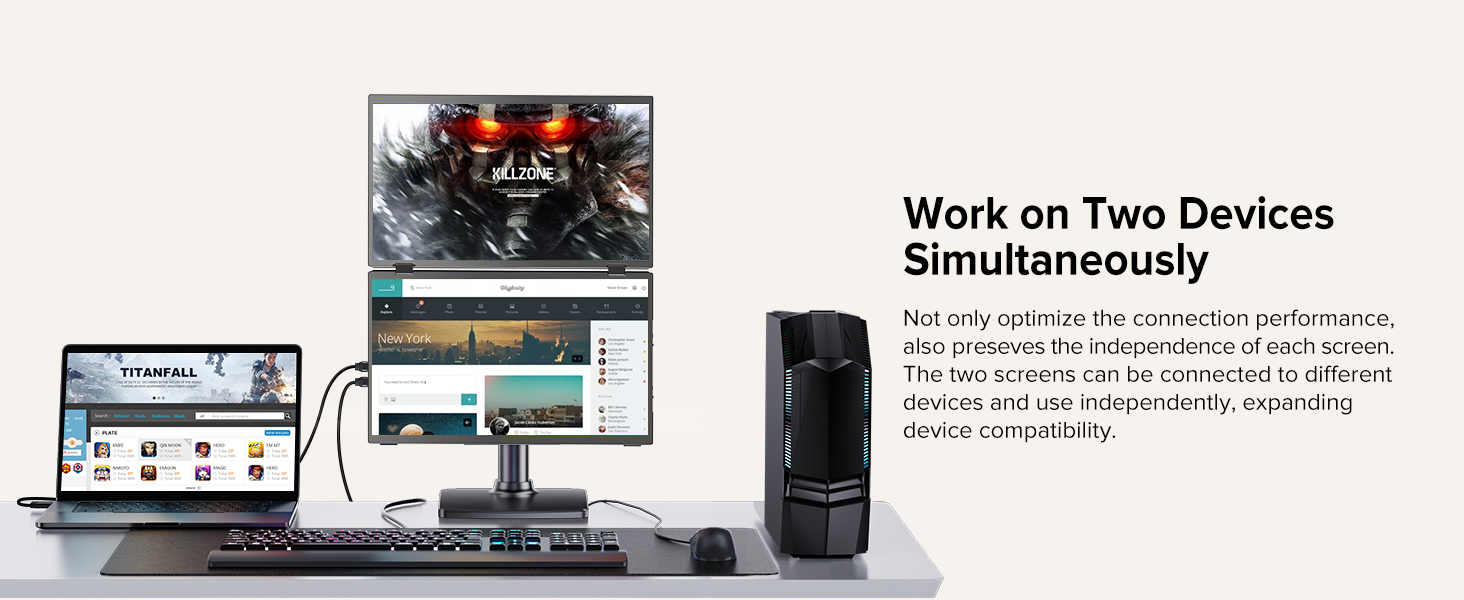 Dual Portable Monitor