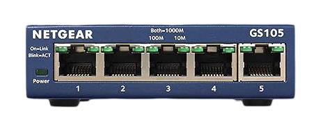 Netgear ProSafe GS105 5-Port Gigabit Ethernet Unmanaged Switch