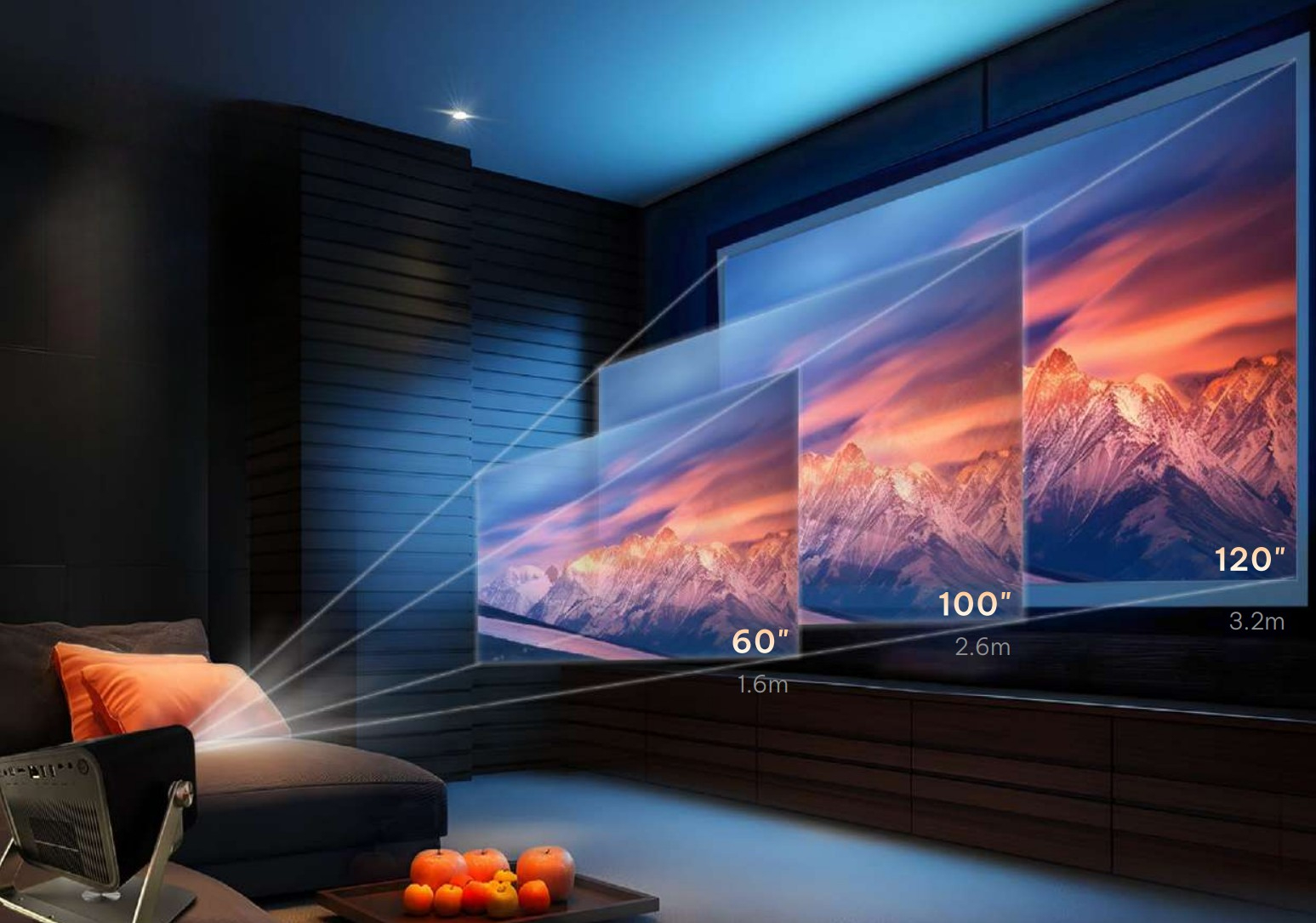 InFocus IN3038SL Crusader Grandmaster With Stand Home Theatre projector