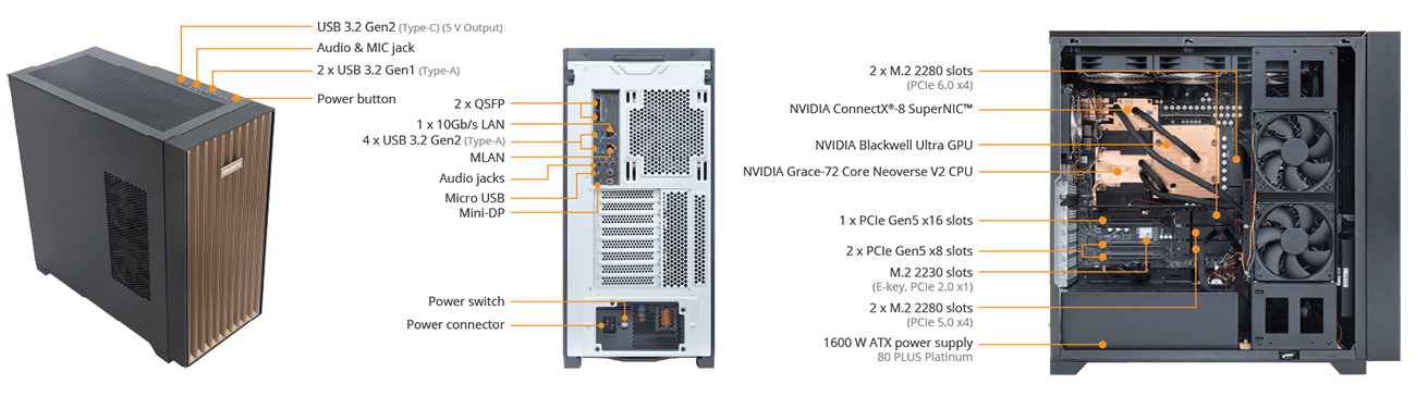 GIGABYTE W775-V10-L01 AI Workstation