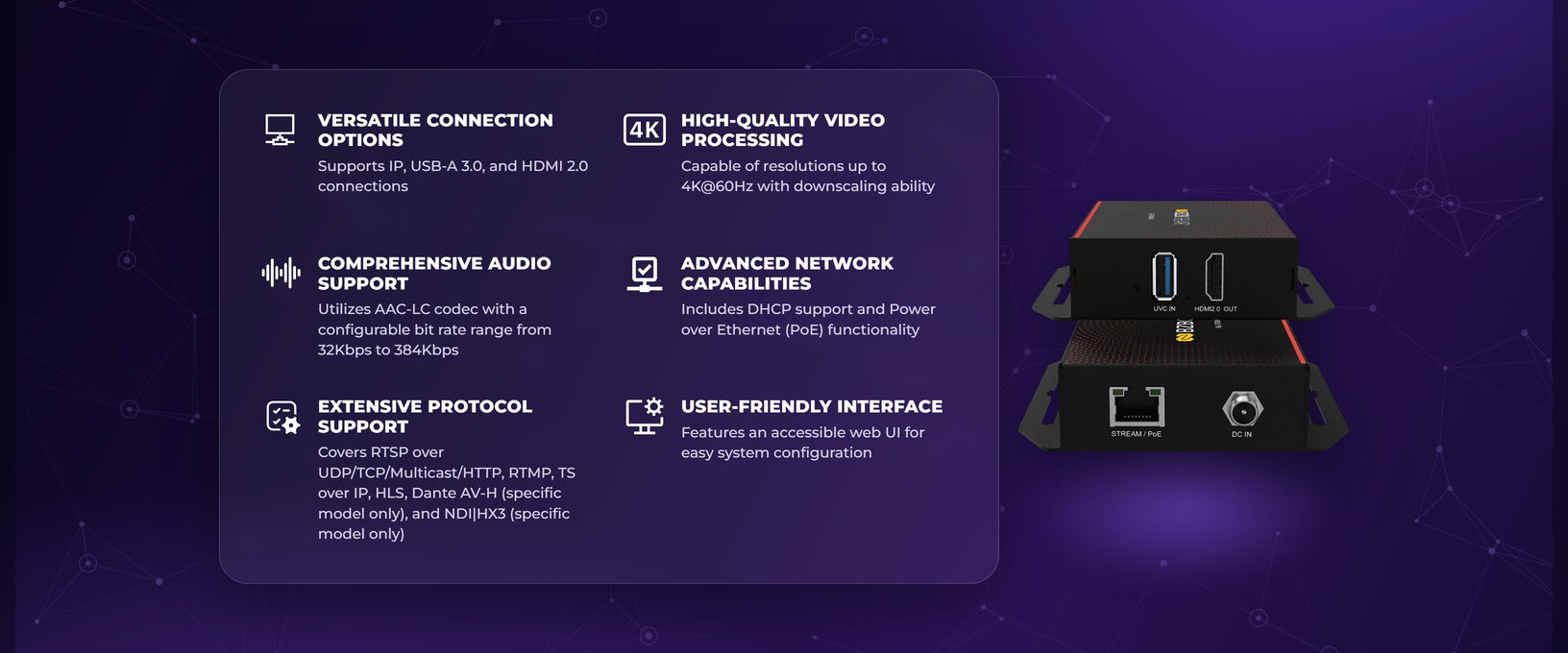 BG-STREAM-D features